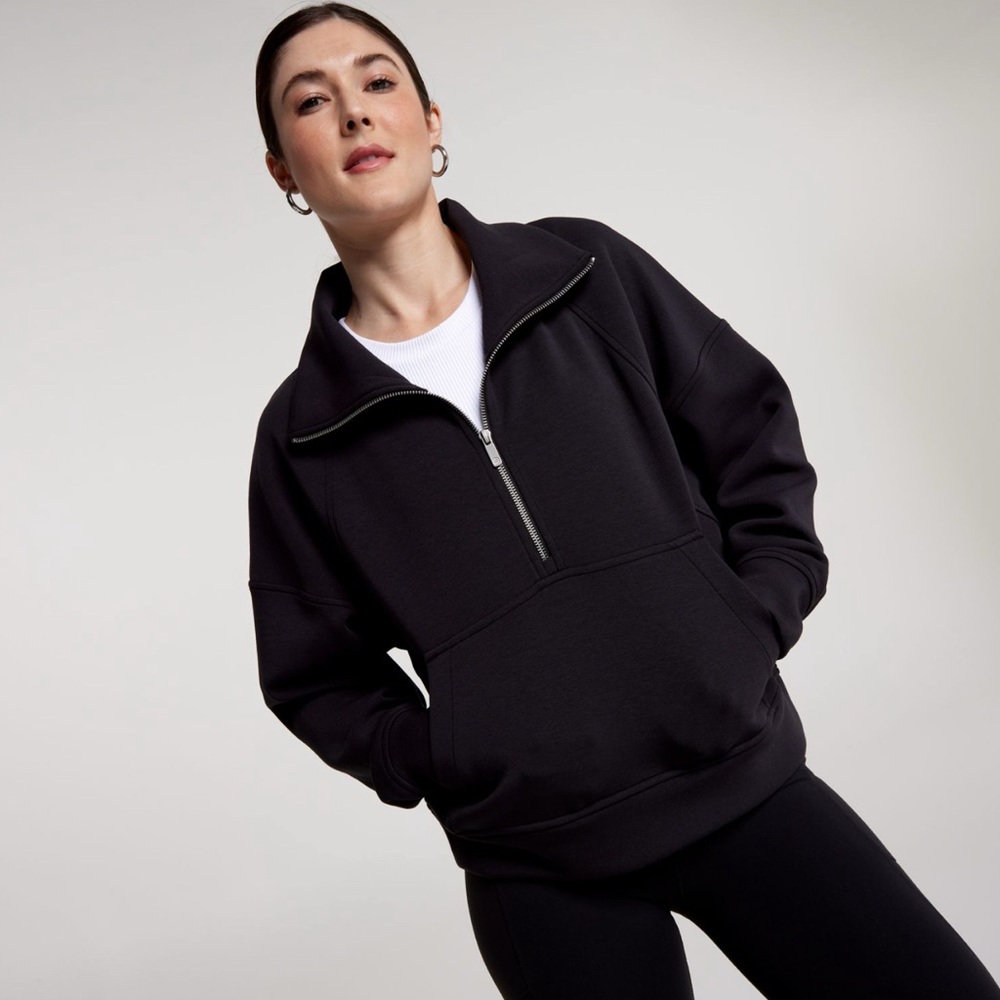 CALIA Soft Scuba 1/4 Zip Pullover XL